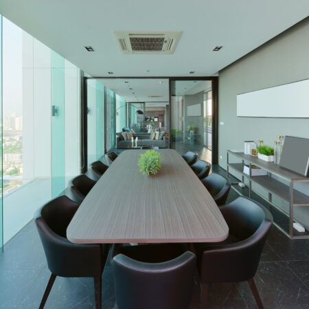 luxury modern meeting room interior and decoration, interior design